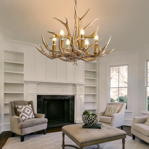 Antlers Chandelier 6 Light (YY-8026-6)