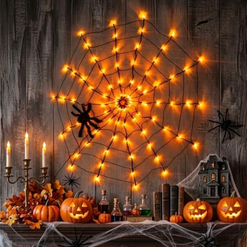 Halloween Spider Web Lights