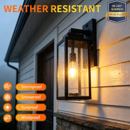 19 Inch Motion Sensor Dawn to Dusk Outdoor Sensor Light Fixture Waterproof Porch Lights Anti (19 Inch)
