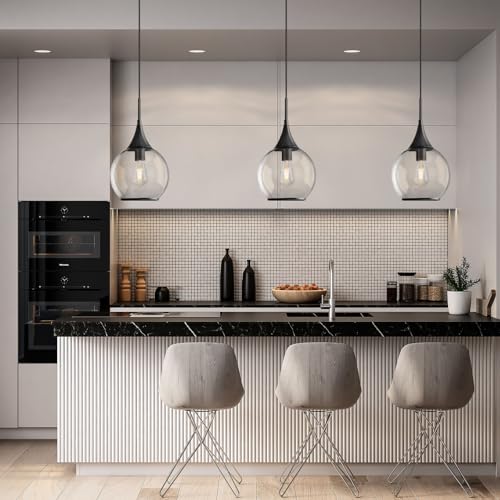 Pendant Lights Kitchen Island (Black / 3 Pack-10inch)