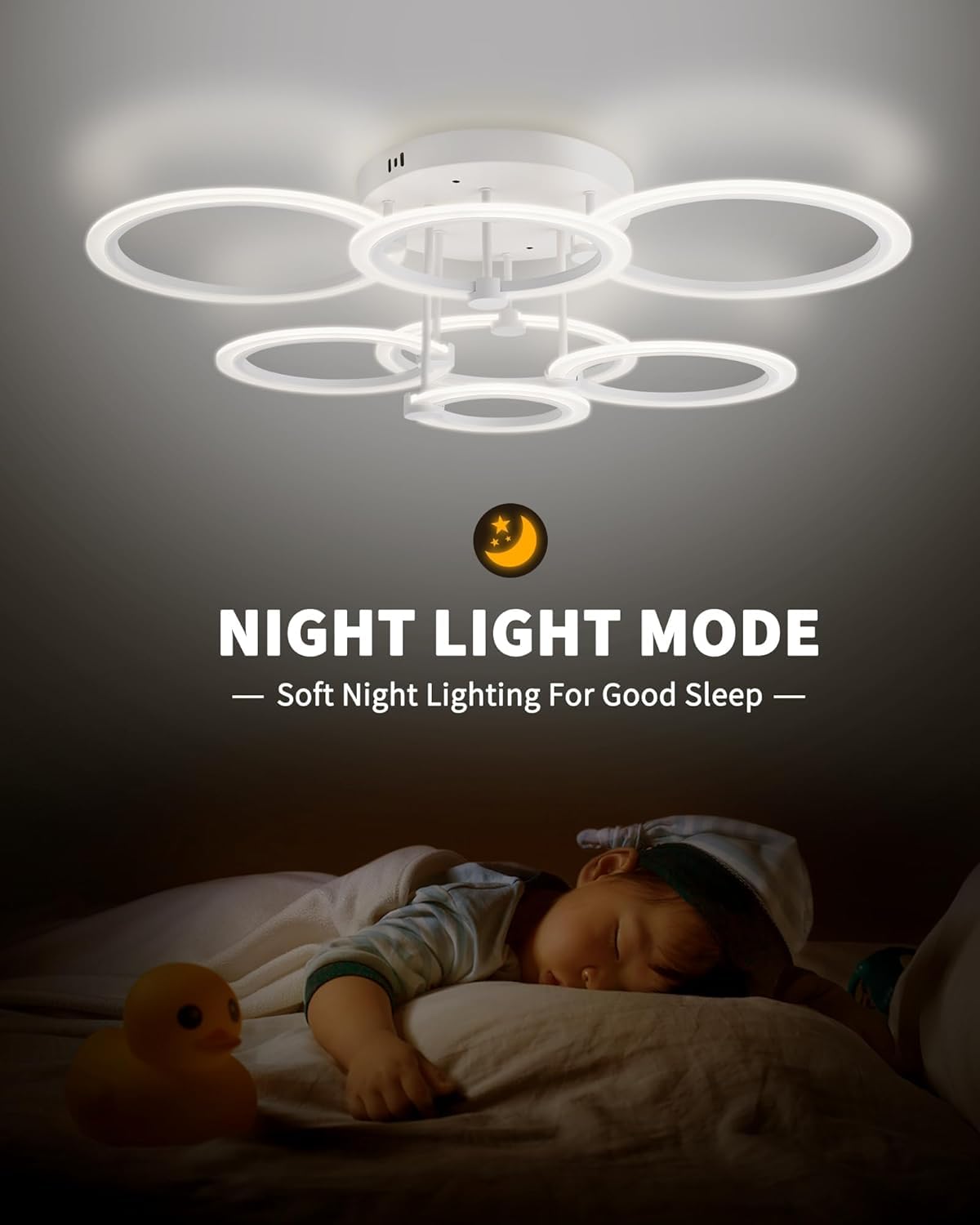 Smart LED Ceiling Light (White-ST / 31.8inch)