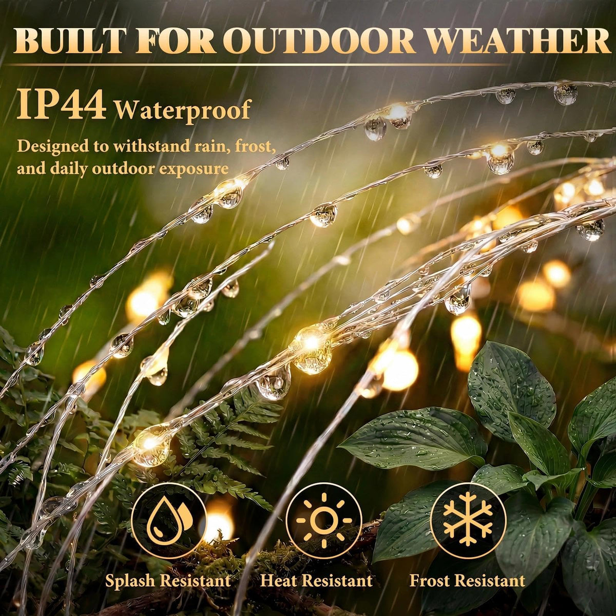 Solar Firework Lights 2 Pack (Warm White / 2 Pack)