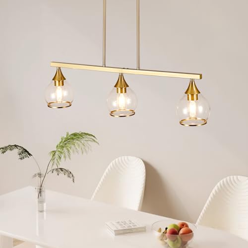 Island Light for Kitchen (Gold / 3-Light)