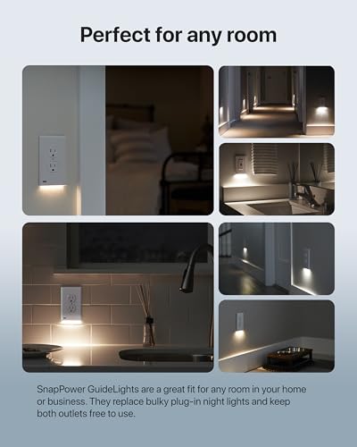 2 Pack GuideLight [for Duplex Outlets] (Duplex / Light Almond)