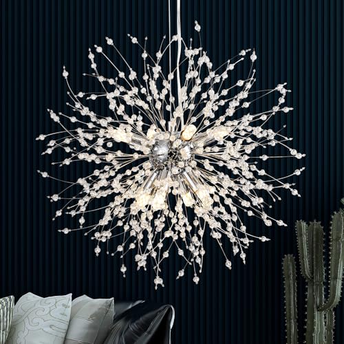 Modern Crystal Chandeliers Firework (Chrome / 8-Light (Semi-Flush Mount))