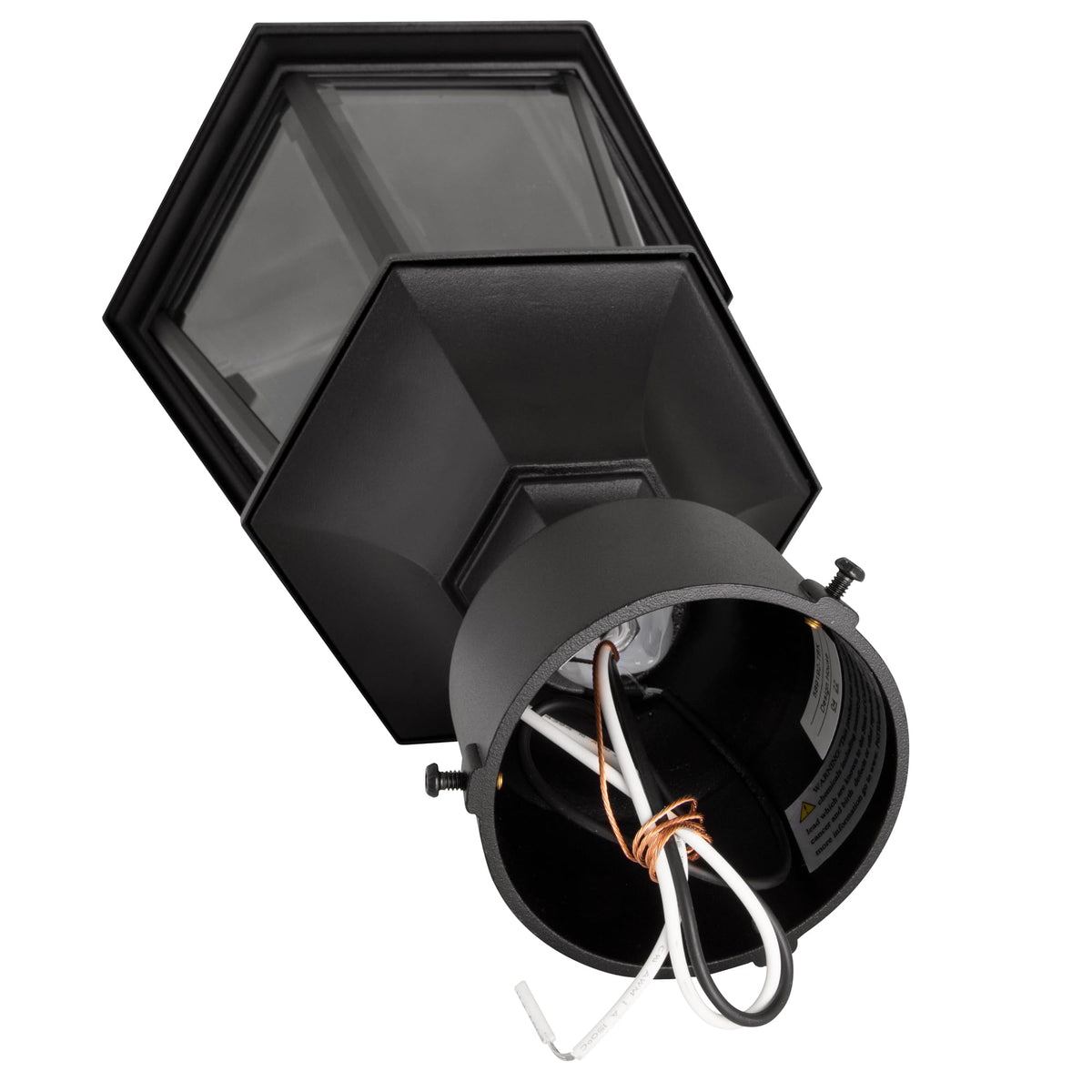 Oak Creek Outdoor Post Light and Lamp Post (Black)