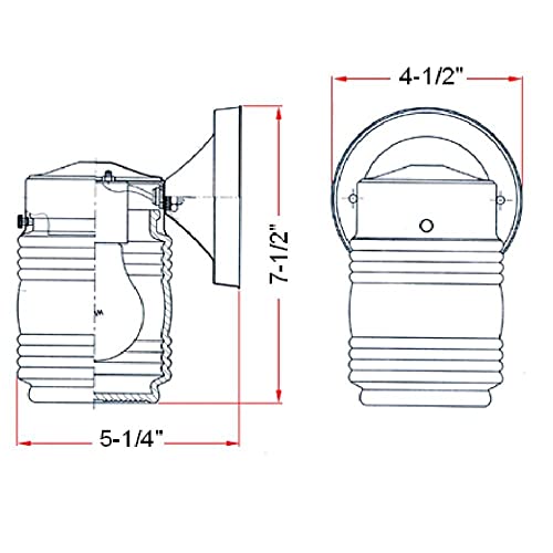 Jelly Jar Outdoor Wall Light (Satin Nickel / 1 Pack)