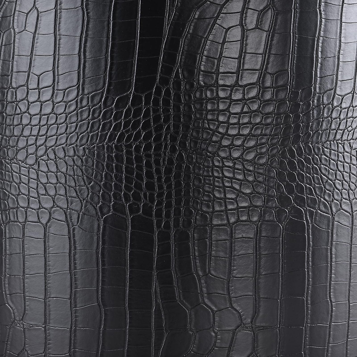Black Reptile Print Drum Lamp Shade 13"Top x 13"Bottom x 10"High (13*13*10 1 Pack / Black)