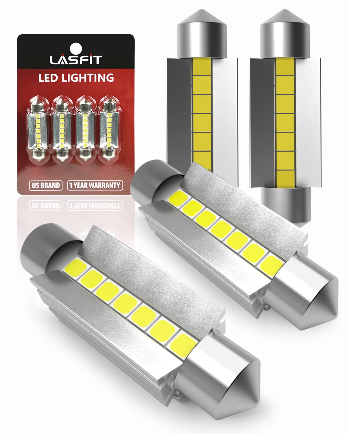 578 LED Bulb 42mm Festoon Super Bright 211 (White / 42mm/578)