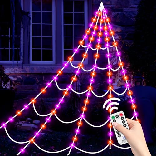 Halloween Light up Spider Web