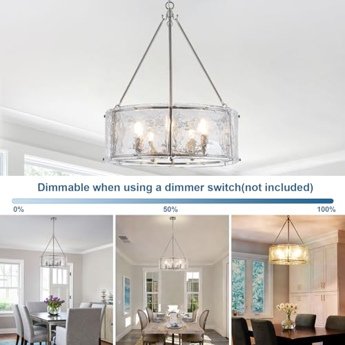 Modern Glass Dining Room Chandelier