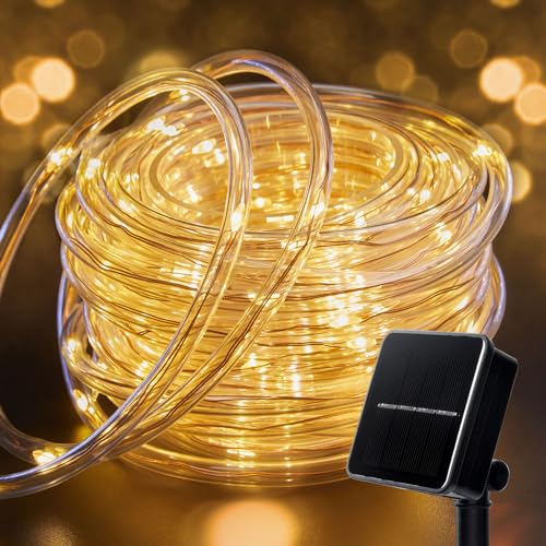 72FT 200LED Solar Rope Lights (Warm White / 200 LED)