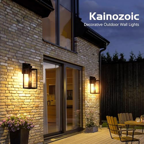 Motion Sensor Dawn to Dusk Outdoor Sensor Light Fixture Waterproof Porch Lights Anti (13 Inch)