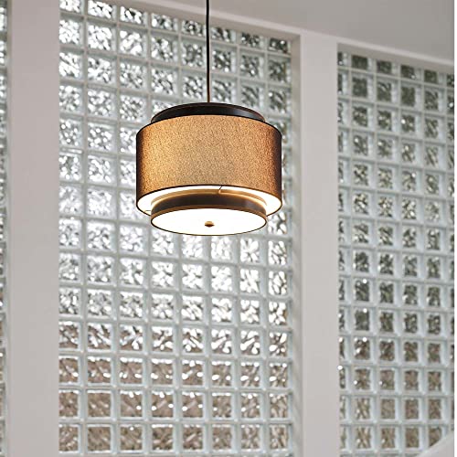 61189 2 Light Pendant Light Fixture (Brass)