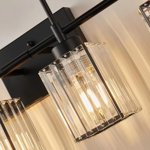 Crystal Modern Bathroom Light Fixtures Over Mirror Bathroom Vanity Light Square Shade Vanity Lighting Fixtures Wall Sconce