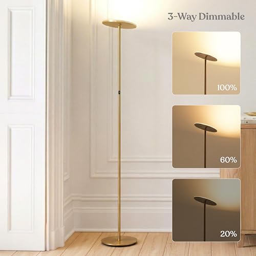 Sky LED Floor lamp (Antique Brass)