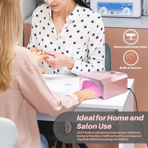 UV LED Nail Lamp (Rose Pink)
