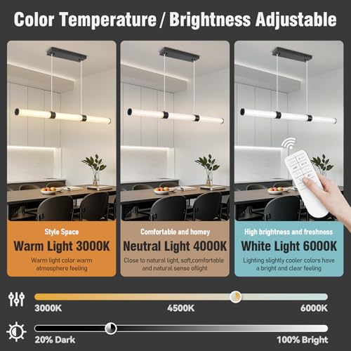 Modern Linear Chandelier Gold Linear Pendant Light Fixture (Gold / 37IN)