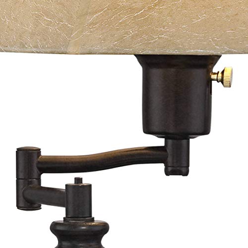 Corey 21 3 4" High Bronze Brown Table Lamps Set of 2 Swing Arm USB Charging (Bronze - Set of 2)