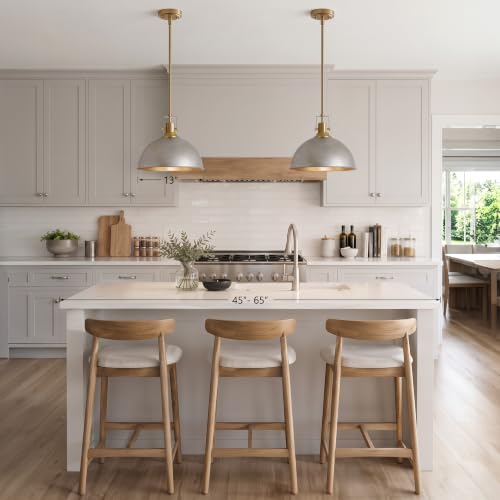 13 in Dome Pendant Light (Antique Silver / 13 Inch)