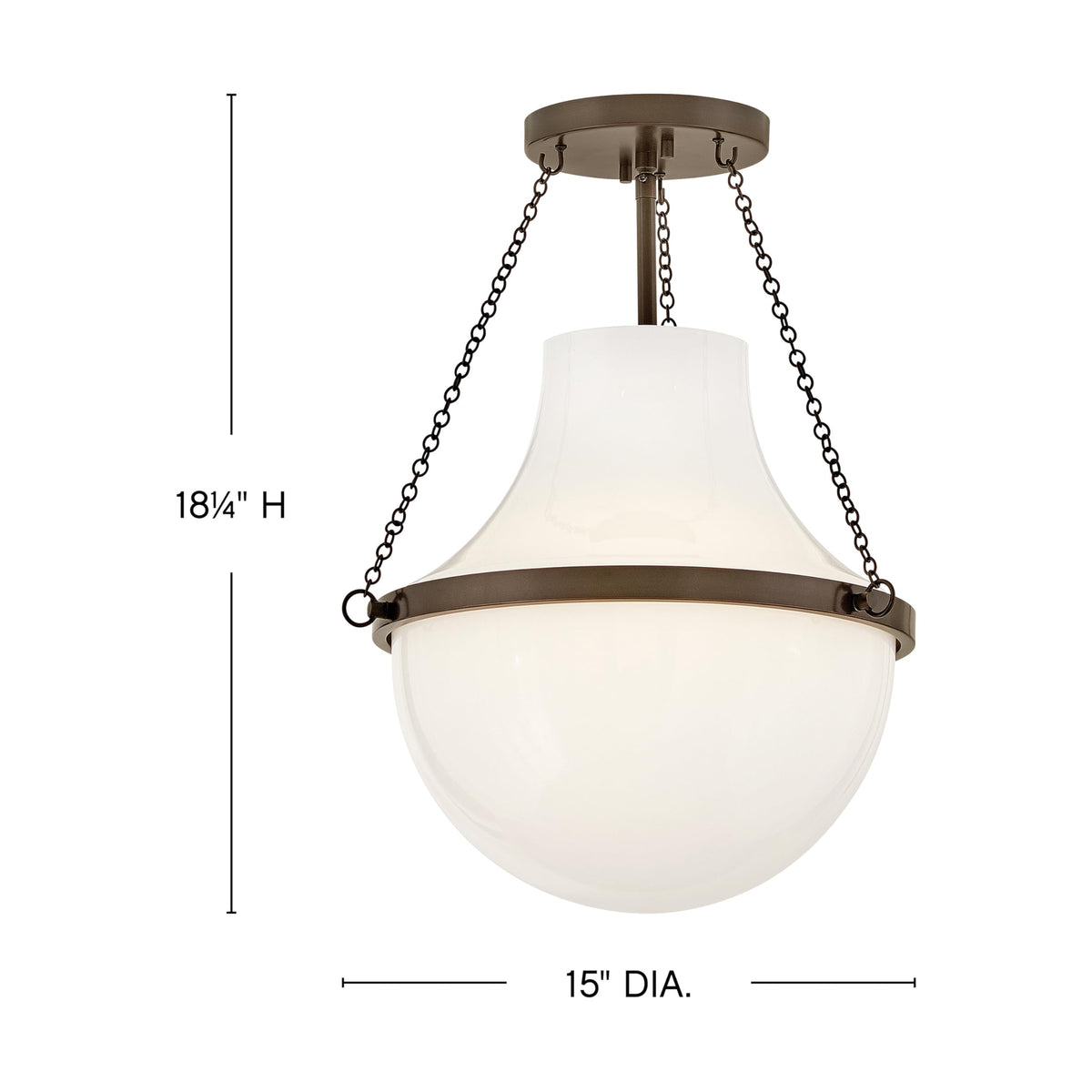 Collins 15 in. Semi (Heritage Bronze / 15")