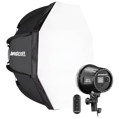 U60-B Bi-Color LED (60W) for Content Creators, Product Photography, Actor Self Tapes, and Interviews (Westcott U60-B Bi-Color LED 1-Light Softbox Kit) (Westcott U60-B Bi-Color LED 1-Light Softbox Kit)