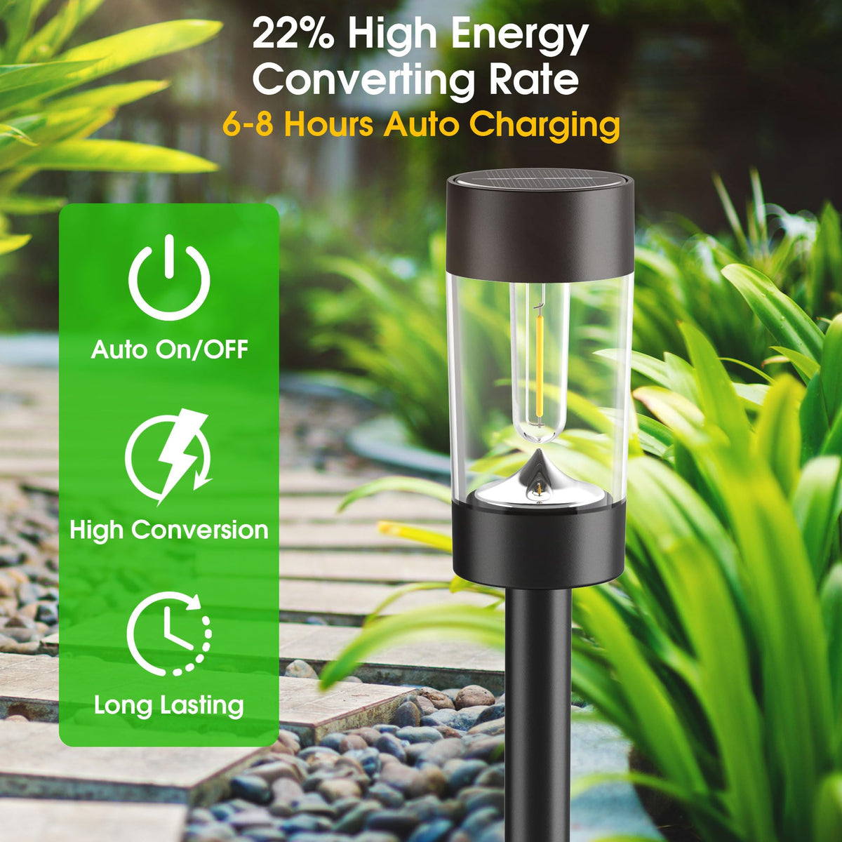 Solar Pathway Lights Outdoor Waterproof (Cold)