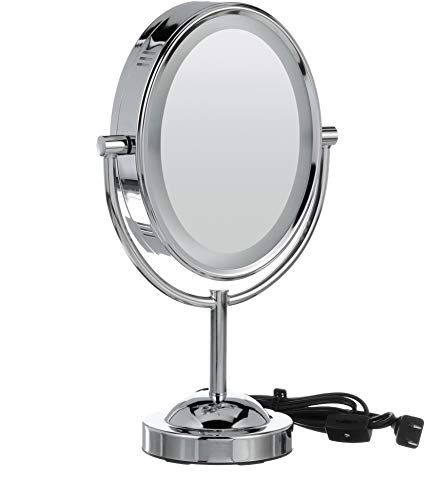 Lighted Vanity Mirror (4.8"L x 8.2"W / Line Cord)