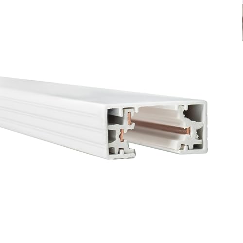 H Track 2FT Single Circuit Field Cuttable 120V Track for H Style 3 (White / 2 Feet / H-Series)