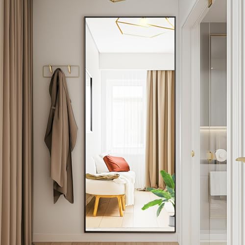 21"x64" Mirror Full Length (Black-rect / 64"L x 21"W)