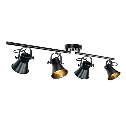 37"Rustic Track Lighting Fixtures Ceiling 4 Light Farmhouse Track Light (37")