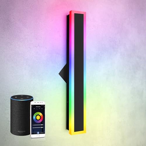 24" LED Linear Wall Sconce (Black)