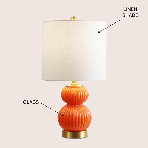 Daphne Ribbed Gourd Metal (Orange)