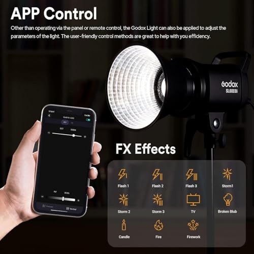 Led Video Light Bowens Mount LED Continuous Output Lighting for Live Streaming