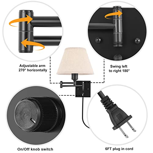 Wall Sconce with Remote Control (Beige-Remote / Medium)