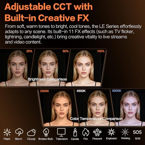 LE200Bi Godox Light Kit 220W Bi (Black)