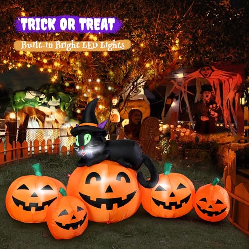 5FT Halloween Inflatable Pumpkin Outdoor Decoration (5FT Pumpkins)