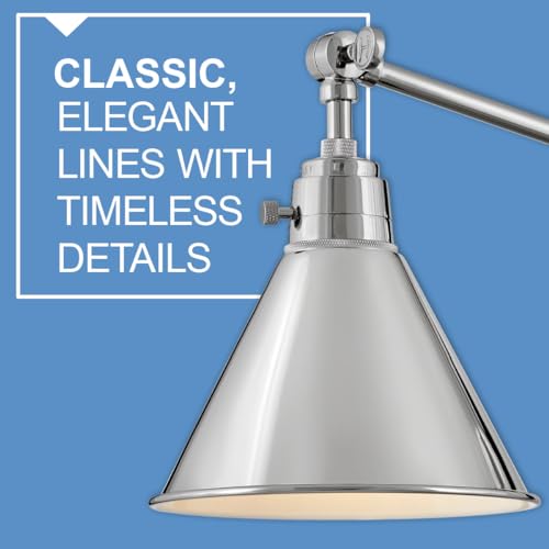 Arti Medium Swing Arm Single Light Wall Sconce (Polished Nickel)