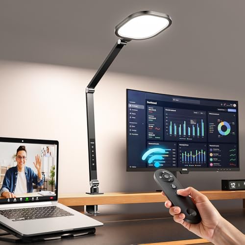 Desk Lamp for Home Office with Clamp