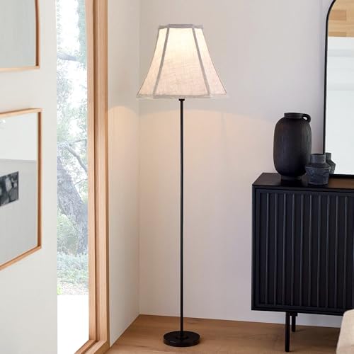Grey Bell Lamp Shades Replacement for Table Lamps (Grey / (6.25*6.25)(13*13)11* 1 Pack)