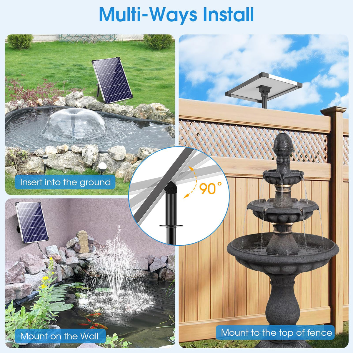 12W Solar Water Fountain Pump (12W Solar Fountain Pump)