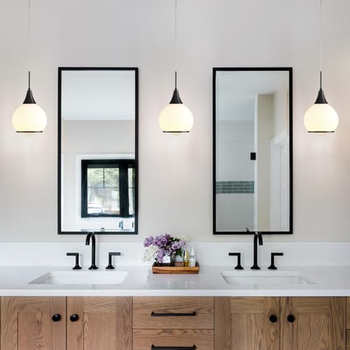 Pendant Light Fixtures Kitchen (Black / 1 Pack-6inch)