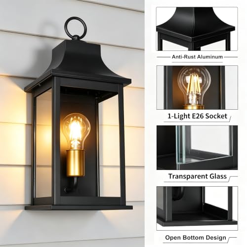 2PK 16" Outdoor Wall Lantern (16 inch - 2 PK)