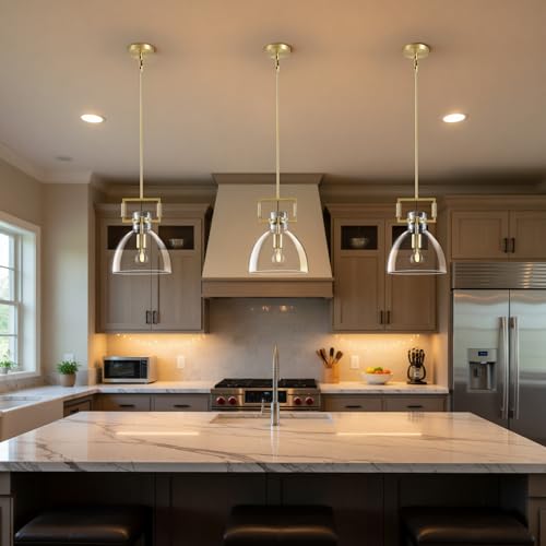 Modern Large Glass Kitchen Island Pendant Light Fixtures
