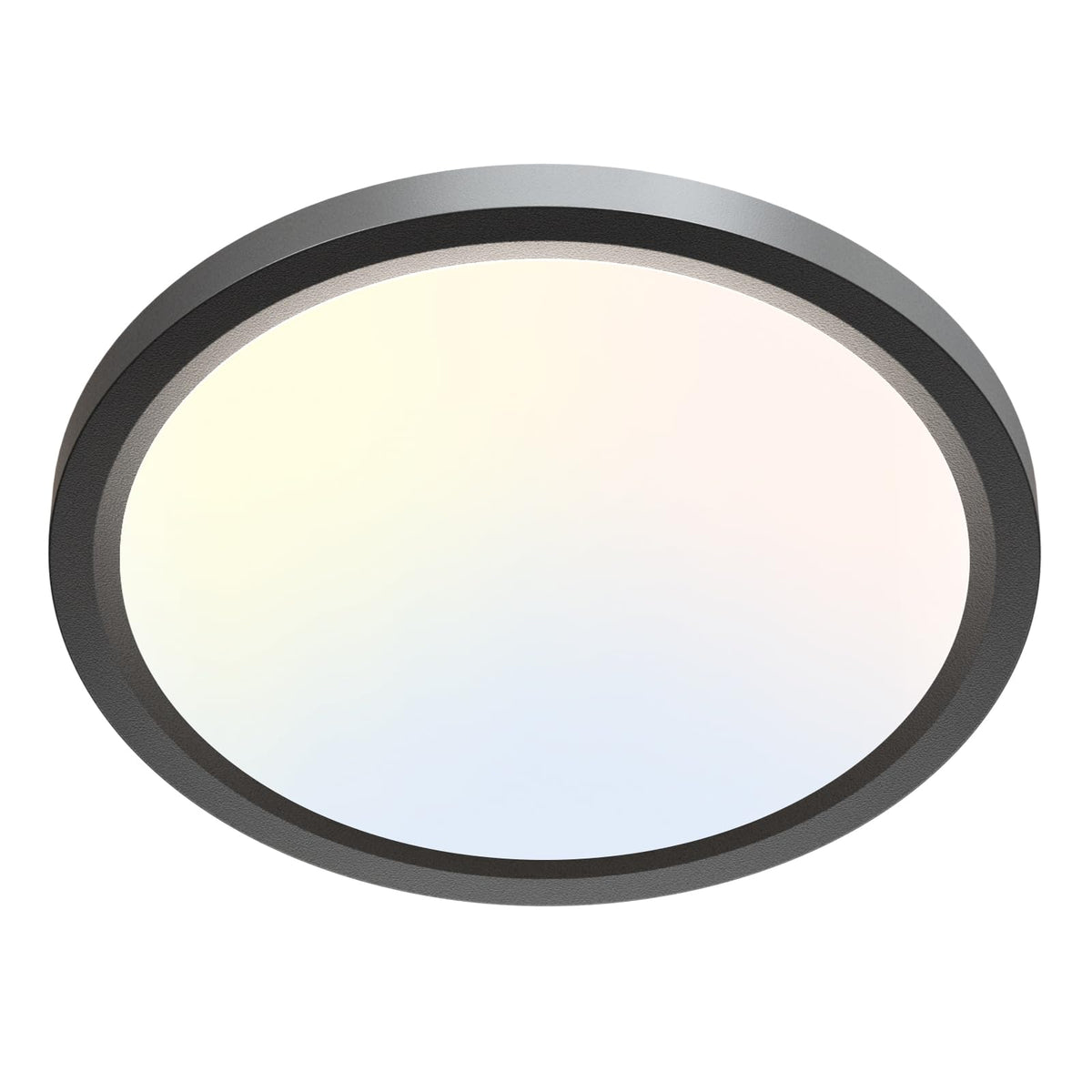LED Ceiling Light Fixture (Black / 6.5in-1Pack)