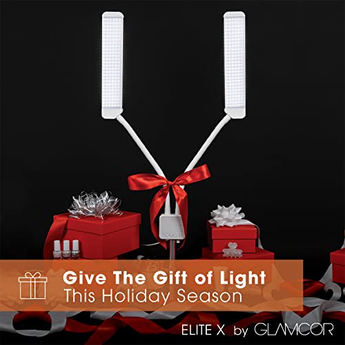 Elite X Portable LED Lighting Kit for Eyelash Extension (White/Gold)