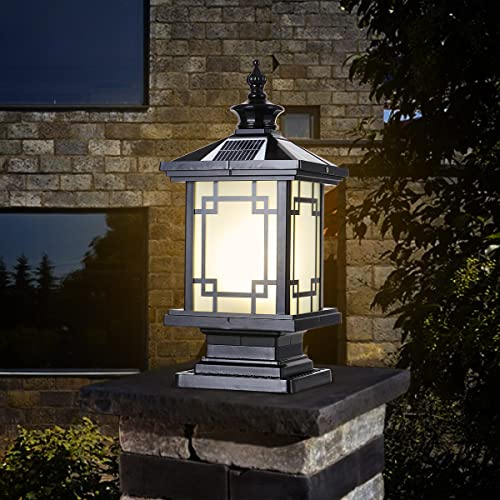 LED Solar Post Light Outdoor