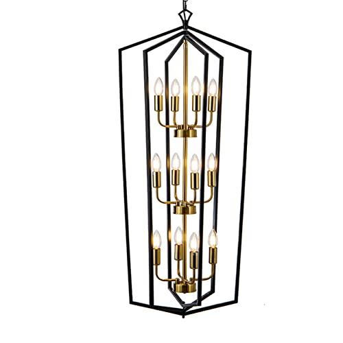 Farmhouse Chandelier Fixture Rustic Industrial Lights for Kitchen Island