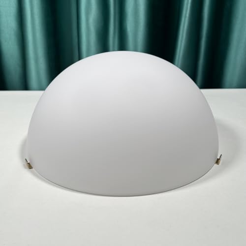 Scandinavian Modern Table Lamp Frosted Glass Shade Travertine Lamp Natural Stone Desk Lamp Mid (Yellow)