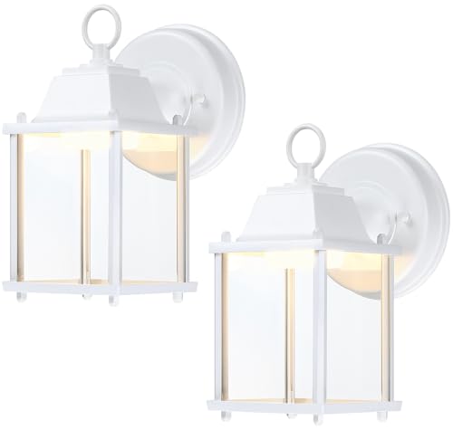 Outdoor Wall Light Fixture (3000K White / 2-pack)